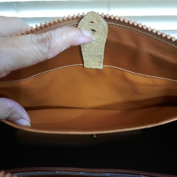 Vintage Dooney & Bourke Dipinta Inspired Hand Painted Satchel Shoulder Bag - Picture 14 of 15